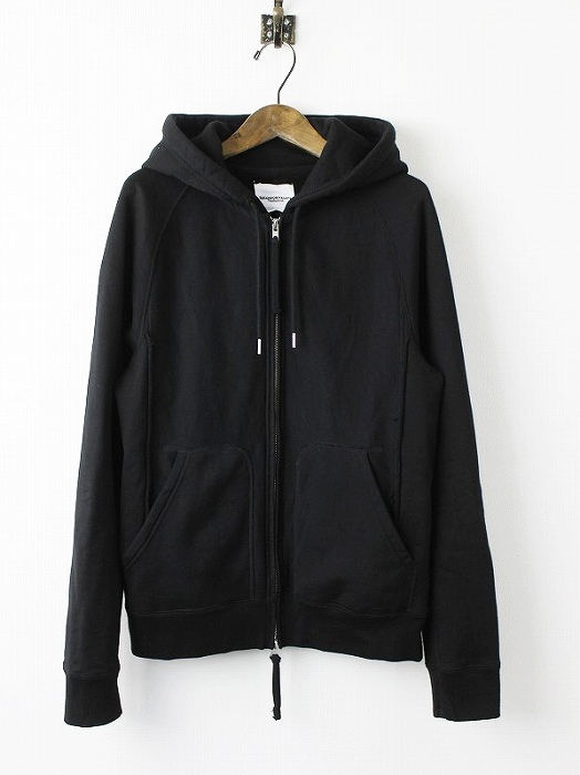 The Soloist 0003a long zip hoody コットンロングパーカー