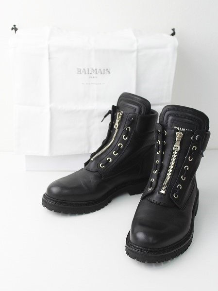 balmain zipper boots